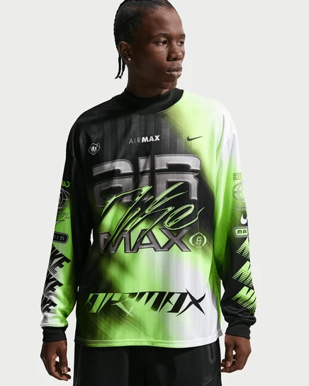 Мужская футболка Nike Dri-FIT, вольт/черная/белая