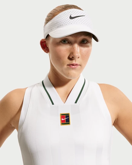 Женская теннисная майка NikeCourt Slam Dri-FIT, белая
