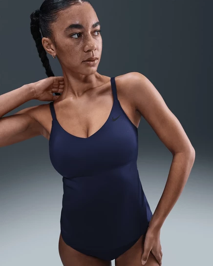 Женский танкини Nike Effortless Essential, темно-синий