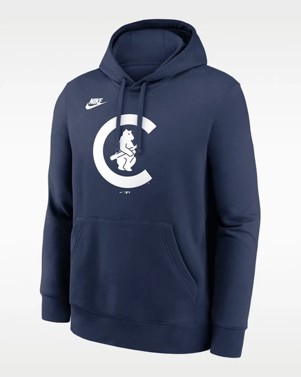 Мужское худи Nike Chicago Cubs Cooperstown, темно-синее