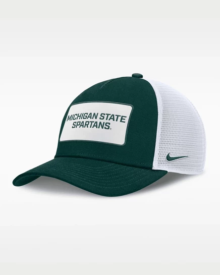 Мужская кепка Nike Michigan State On-Field Rise, зеленая