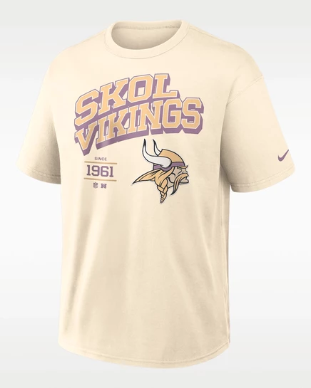 Мужская футболка Nike Max90 Minnesota Vikings, натуральная