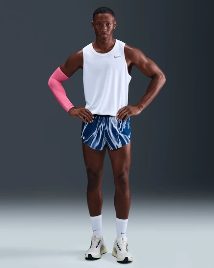 Мужские беговые шорты Nike AeroSwift 2″ Dri-FIT ADV, голубые/белые
