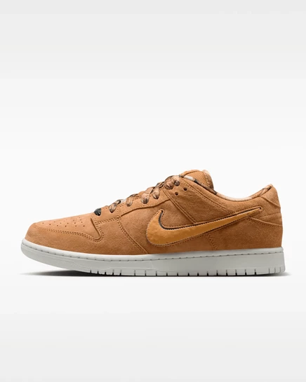 Унисекс кеды Nike SB Dunk Low Pro, льняные/белые/медовые
