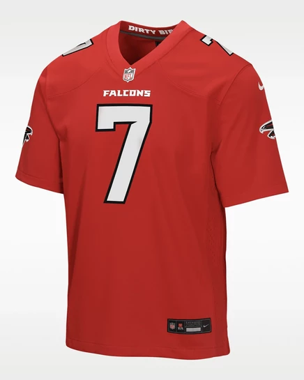 Детская футболка Nike Bijan Robinson Falcons, красная