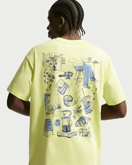 Унисекс футболка Nike Sportswear, светло-лимонная