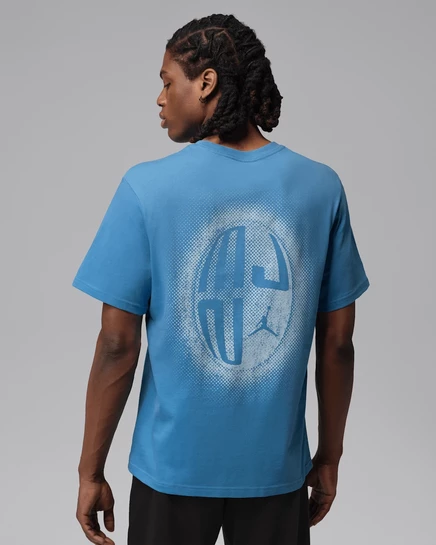 Мужская футболка Jordan Sport Dri-FIT, синяя/белая