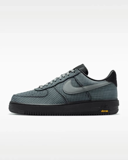 Мужские кроссовки Nike Air Force 1 '07 LX Vibram, черные/желтые