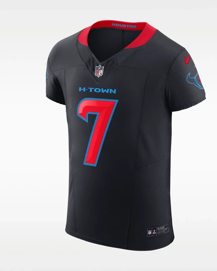 Мужская джерси Nike C.J. Stroud Houston Texans Dri-FIT, темно-синяя
