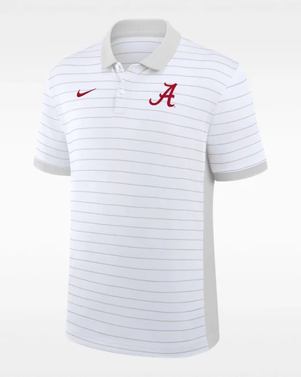 Мужское поло Nike Alabama Sideline, белое