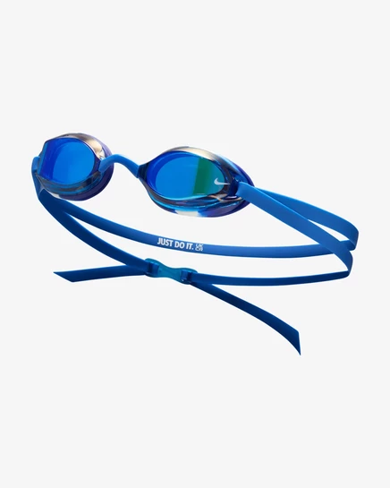Детские плавательные очки Nike Swim Legacy зеркальные, королевско-синие