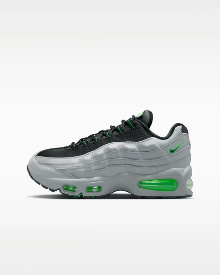 Детские кроссовки Nike Air Max 95 Recraft, серо-зеленые