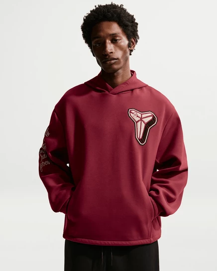 Мужское баскетбольное худи Nike Kobe Dri-FIT, красно-кремовое