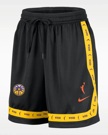 Женские шорты Nike Sparks Crossover, черные/оранжевые
