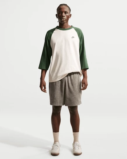 Мужские флисовые шорты Nike Club, песочные
