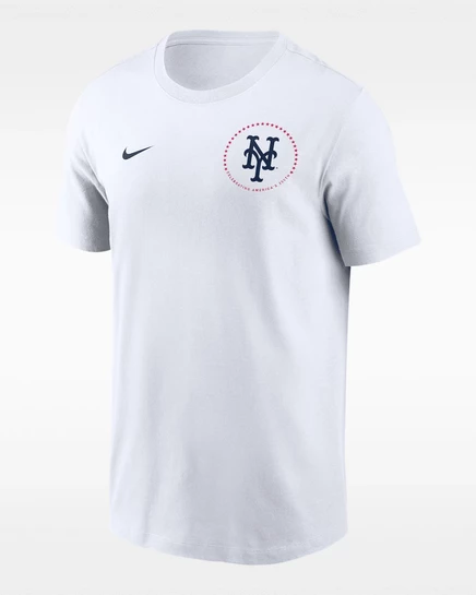 Мужская футболка Nike New York Mets USA 250, белая