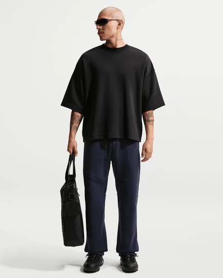 Мужские брюки Nike Tech Fleece Open-Hem, обсидиан/черный