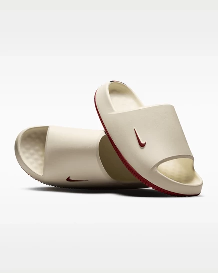 Мужские шлепанцы Nike Calm, бело-черно-красные