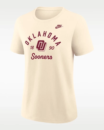 Женская футболка Nike Oklahoma Legacy, натуральная