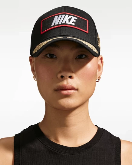 Унисекс кепка Nike Club Structured Racing, черная