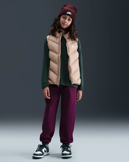 Брюки для мальчиков Nike Sportswear Club Fleece, бордовые