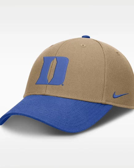 Унисекс-кепка Nike Duke Primetime Rise, бежевая/синяя