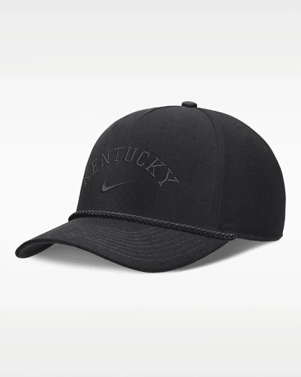 Мужская кепка Nike Kentucky Campus Prep, чёрная