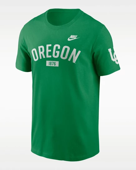 Мужская футболка Nike Oregon Legacy 2-Hit, яблочно-зеленая