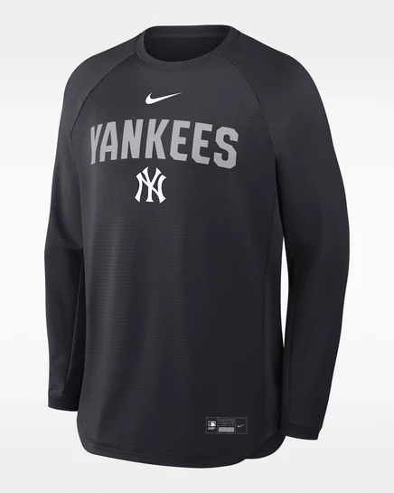 Мужской пуловер Nike New York Yankees Dri-FIT, темно-синий