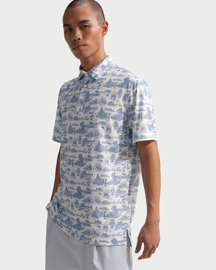 Мужская поло Nike Tailored Performance Dri-FIT, синяя
