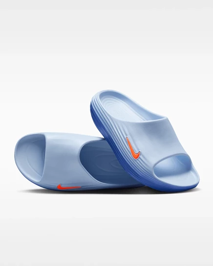 Мужские сланцы Nike ReactX Rejuven8, голубые/синие/оранжевые