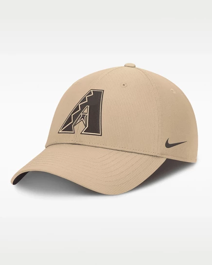 Arizona Diamondbacks Club Men's Nike Dri-FIT MLB Adjustable Hat khaki