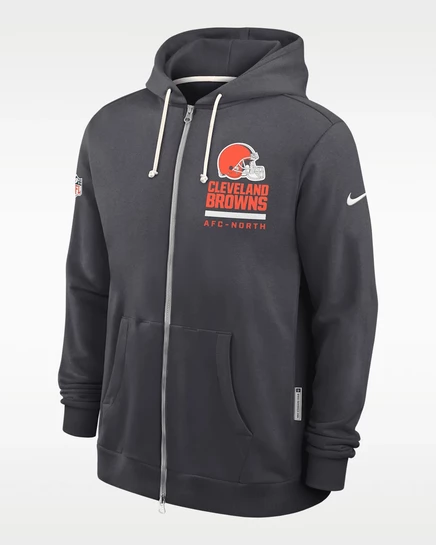 Мужское худи Nike Cleveland Browns Utility Player, антрацит