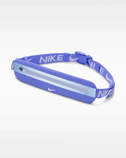 Унисекс поясная сумка Nike Slim 4.0 для бега, синяя/белая