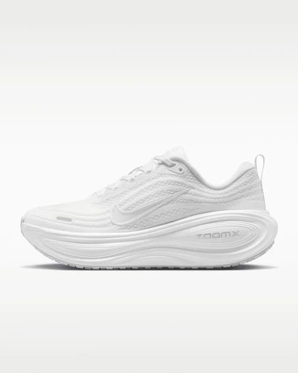 Женские беговые кроссовки Nike Vomero Plus, бело-серебристые