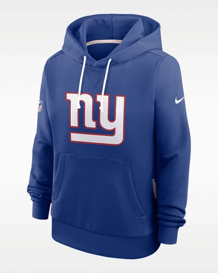 Женская худи Nike New York Giants Sideline, королевский синий