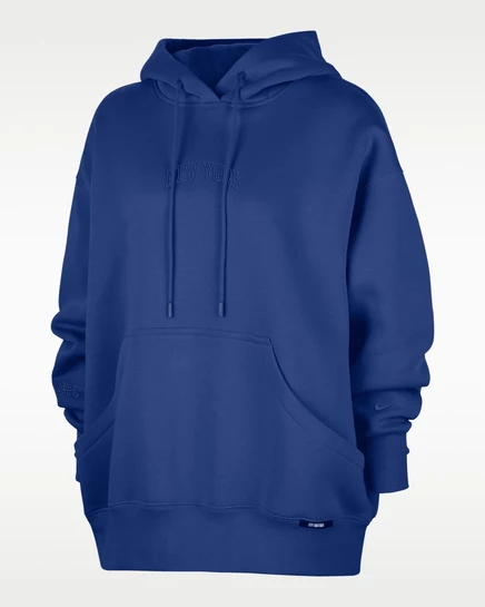 Женская худи Nike New York Knicks City Edition, голубая