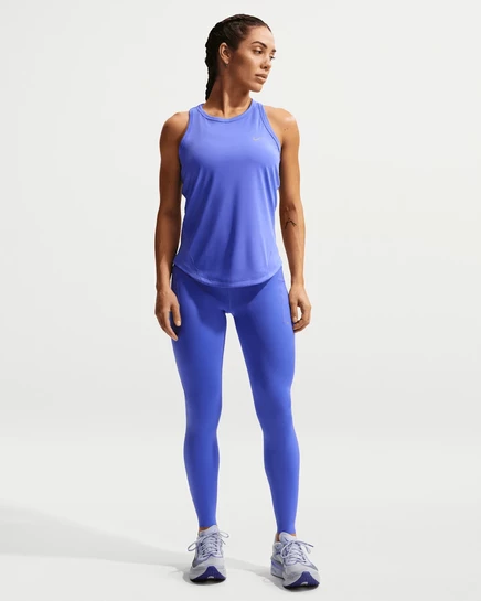 Женские леггинсы Nike Swift 7/8 с карманами, сапфировые