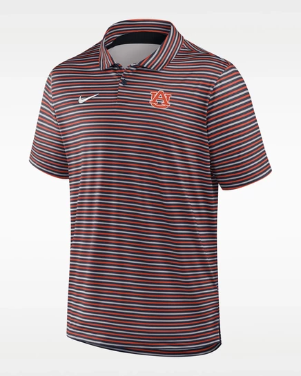Мужское поло Nike Auburn Tour Stripe, темно-синее