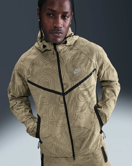 Мужская ветровка Nike Tech Windrunner, оливковая
