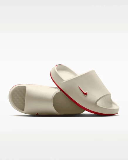 Мужские шлепанцы Nike Calm Cleveland Browns, бежевые