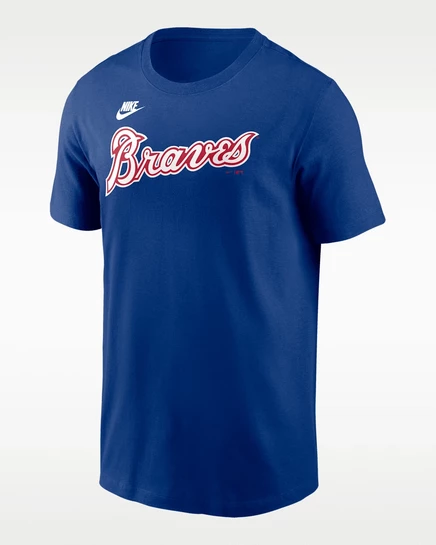 Мужская футболка Nike Hank Aaron Fuse MLB, королевская