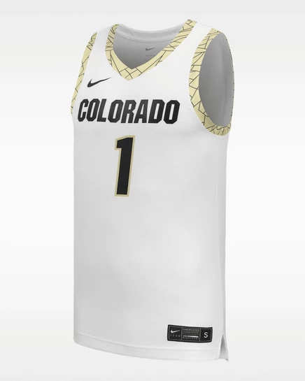 Мужская баскетбольная майка Nike Colorado Replica, белая