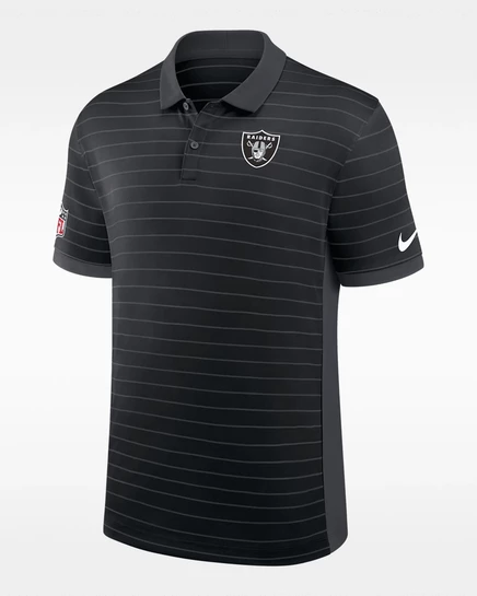 Мужское поло Nike Las Vegas Raiders, черное