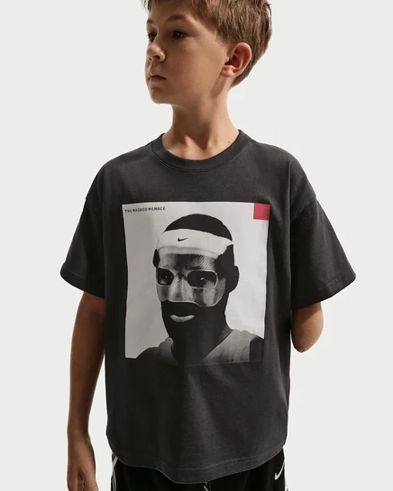 Детская футболка Nike LeBron Big Kids, черная