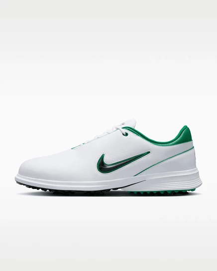 Унисекс кроссовки для гольфа Nike Victory Tour 4, бело-малахитово-черные