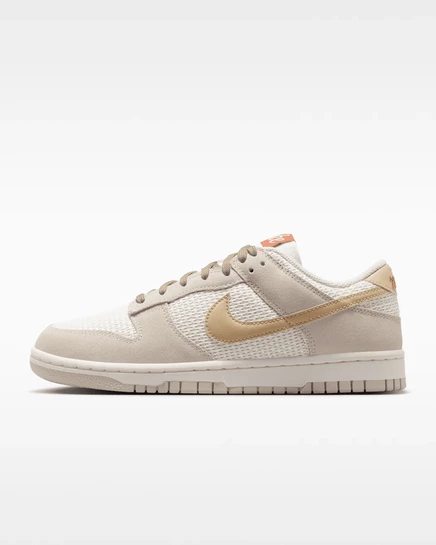 Женские кроссовки Nike Dunk Low LX, кремовый/коричневый
