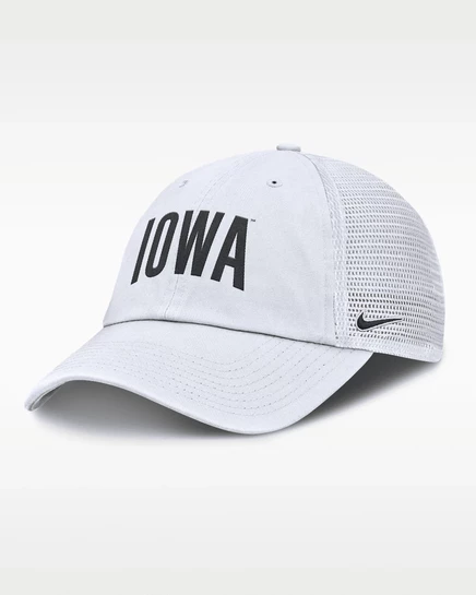Мужская тракер-кепка Nike Iowa Primetime Campus Club, белая