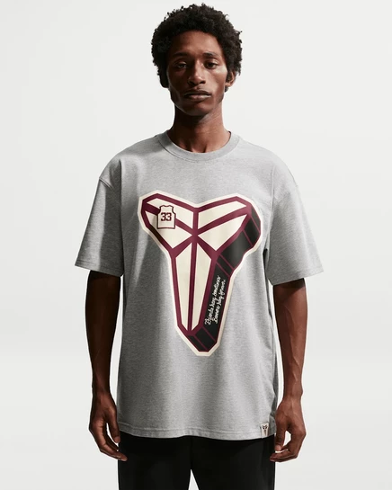Мужская баскетбольная футболка Nike Kobe Dri-FIT, темно-серый меланж