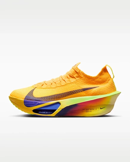 Мужские соревновательные кроссовки Nike Alphafly 3, оранжевый/лимонный/синий